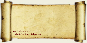 Jovana Cimbaljević vizit kartica